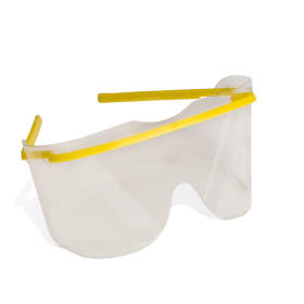 Einwegbrille mit Bügeln und Folien