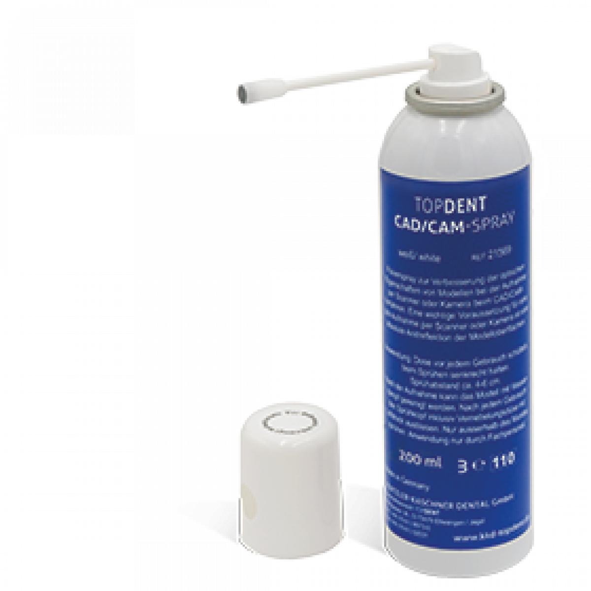 TOPDENT CAD/CAM-Spray und Scanspray von Zahnmodell-Aufnahmen