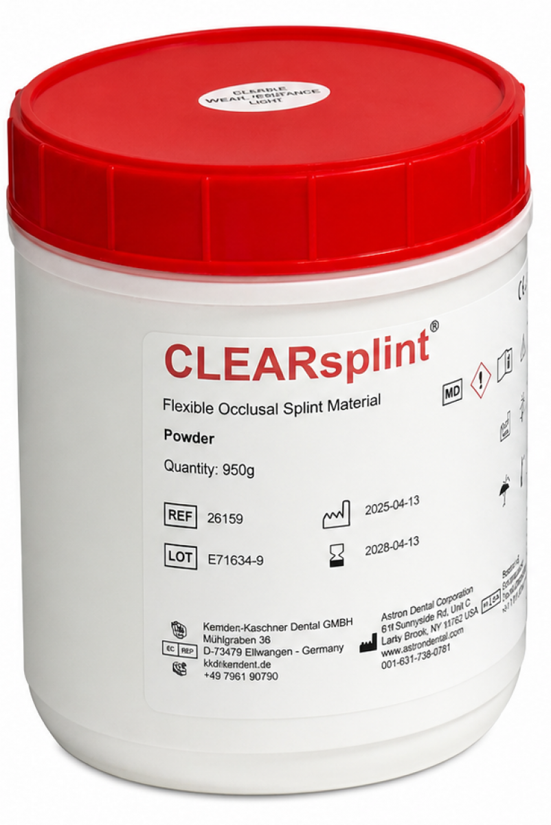 ASTRON CLEARsplint® im Set mit Flüssigkeit und Puder - für Interimsversorgungen