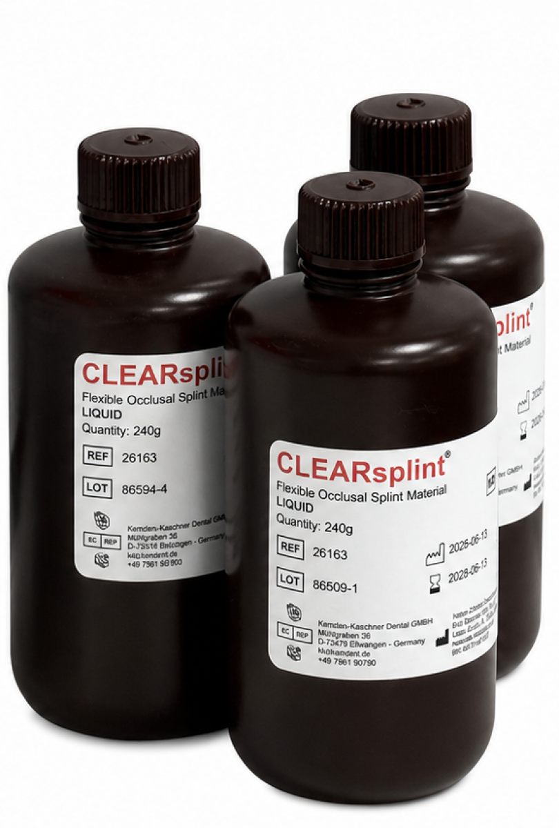 ASTRON CLEARsplint® im Set mit Flüssigkeit und Puder - für Interimsversorgungen
